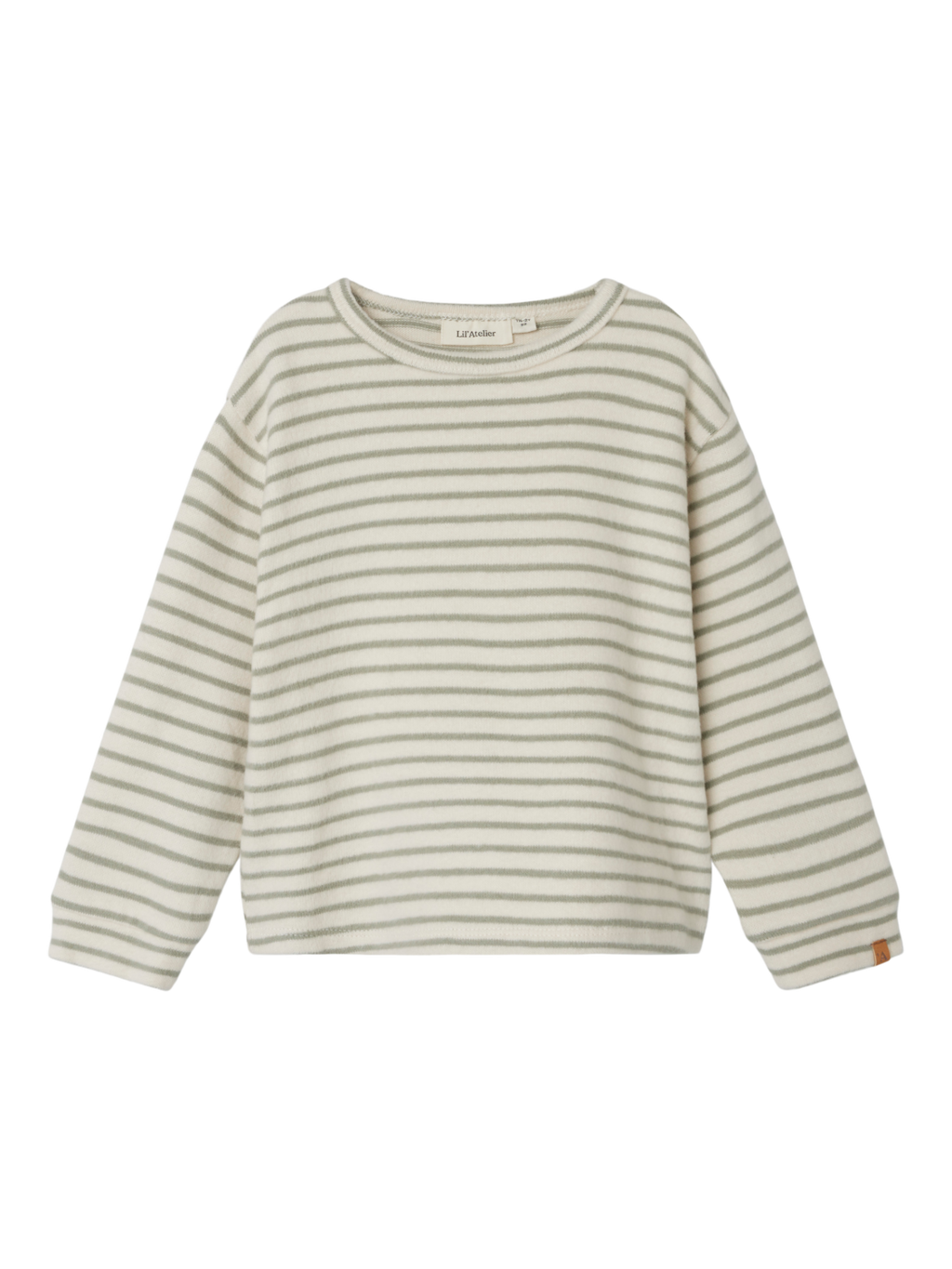 Lil'Atelier | Thoro Top Stripe | Birch/seagrass