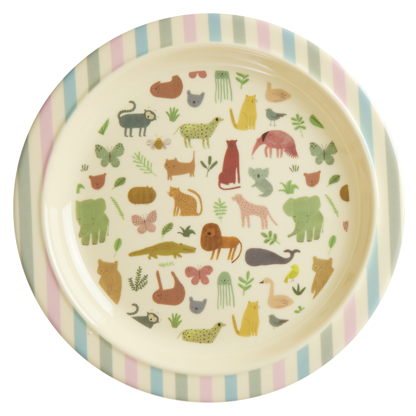 Rice | Melamine Kids Lunch Plate Jungle