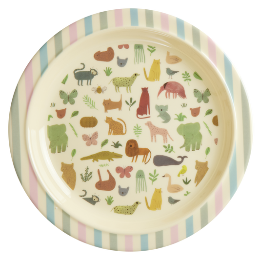 Rice | Melamine Kids Lunch Plate Jungle