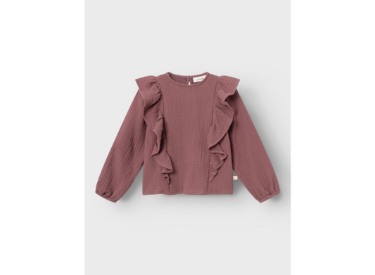 Lil'Atelier | Fobina Loose shirt | Rose brown