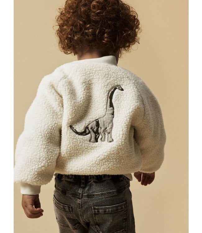 Lil Atelier Bomber jacket coconut milk - Dino