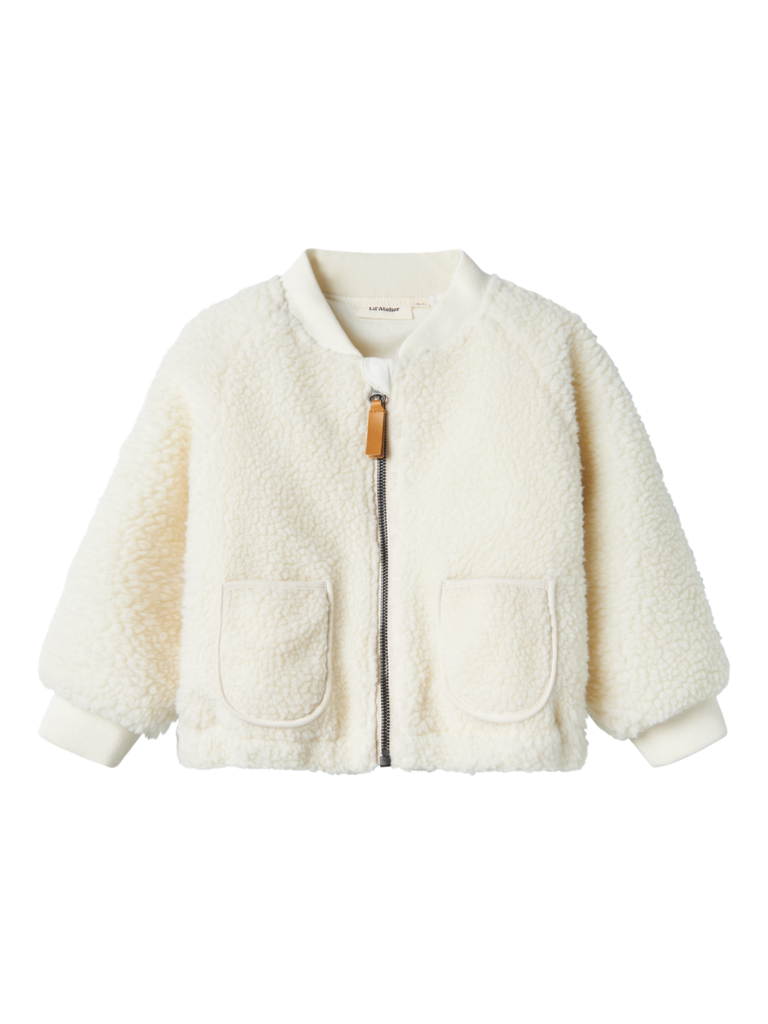 Lil'Atelier bomber jacket coconut milk ladybug