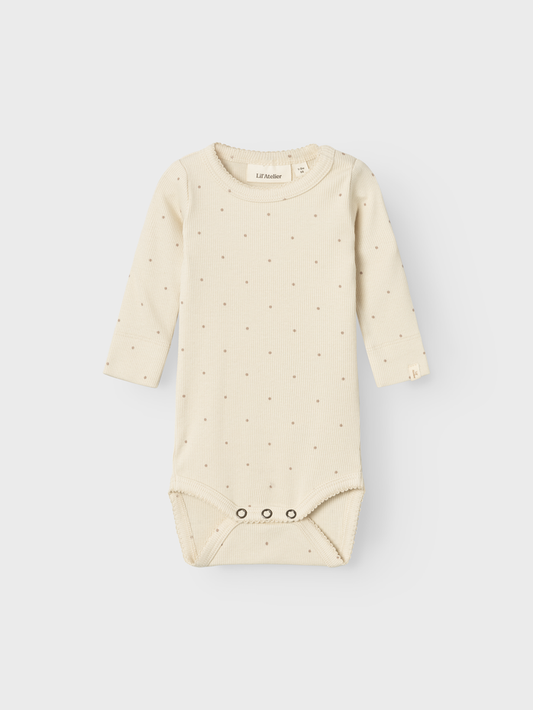 Lil'Atelier | Kos slim body romper | birch