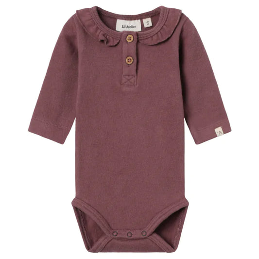 Lil'Atelier | Thoro Slim romper | Rose brown