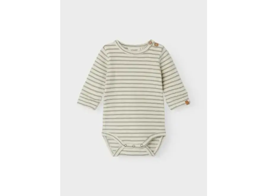 Lil'Atelier| Thoro slim romper | Birch/seagrass