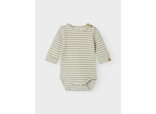 Lil'Atelier| Thoro slim romper | Birch/seagrass