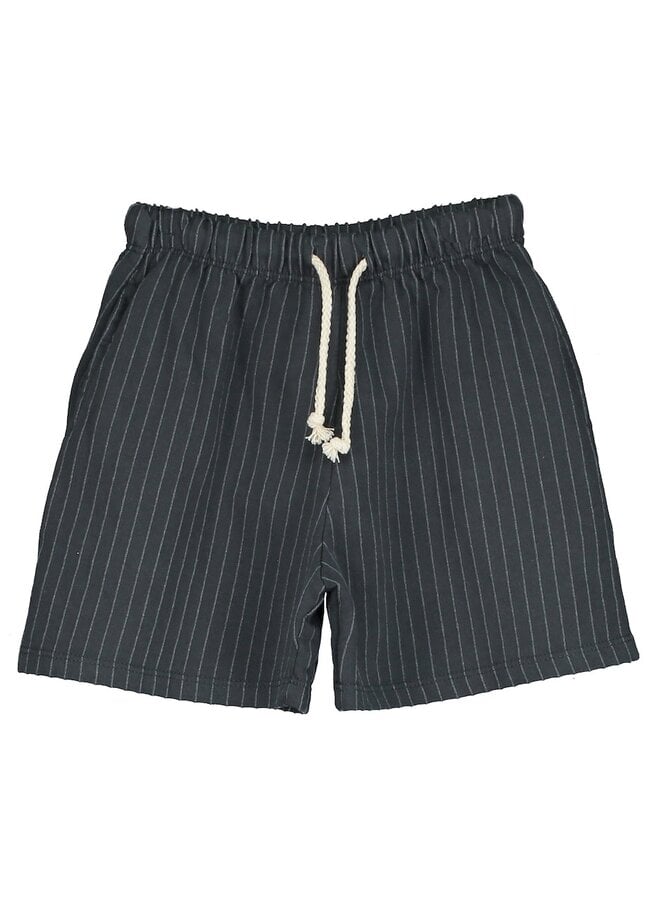 Lotiekids | bermuda solid stripes anthracite