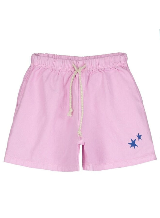 Lotiekids | Twill bermuda Stars | Pale pink