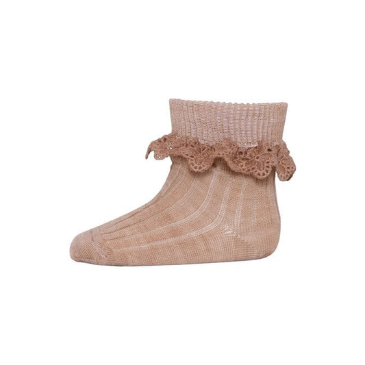 MP Denmark | Lea sock lace| Camel melange