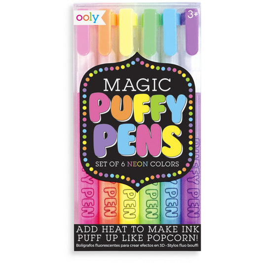Ooly | Magic Neon puffy pens