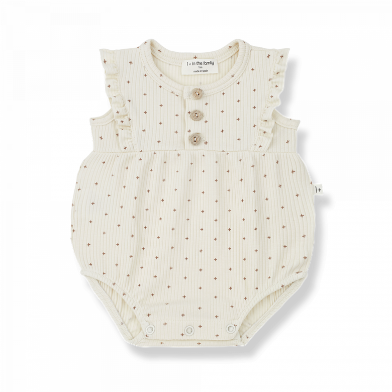 1+ in the family | Romper Cinnia| Ivory