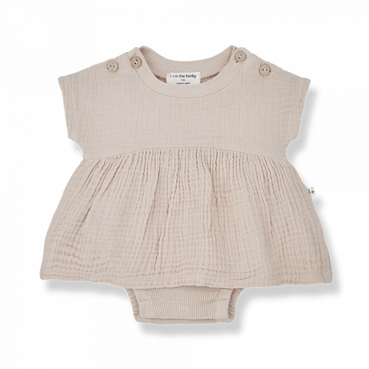 1+ in the family | Playsuit Candela | Nude