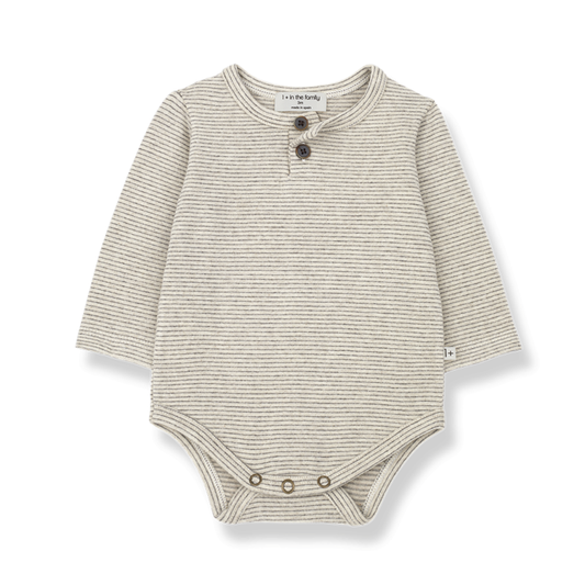 1+ in the family | Romper Elies | Oatmeal