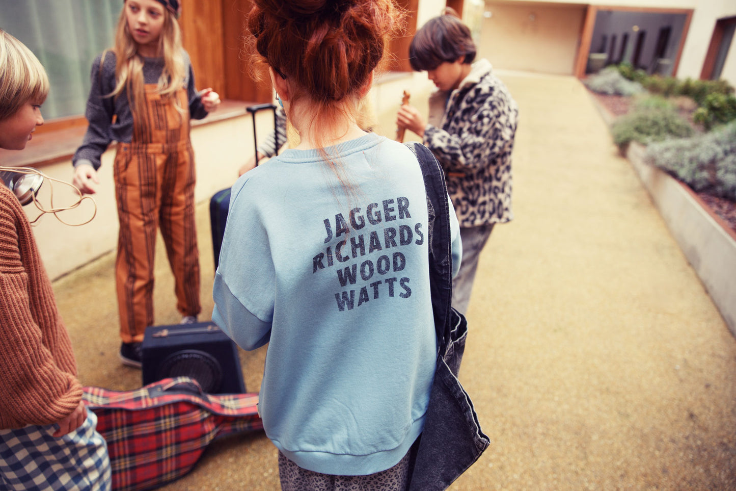 Piupiuchick | Sweatshirt | Bue w/ rock stars
