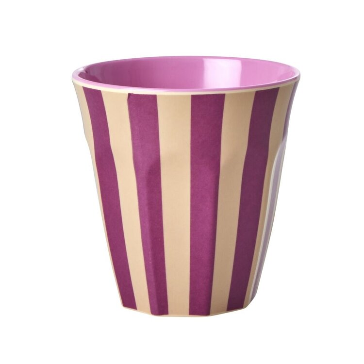 Rice | Melamine Cup medium | Stripe