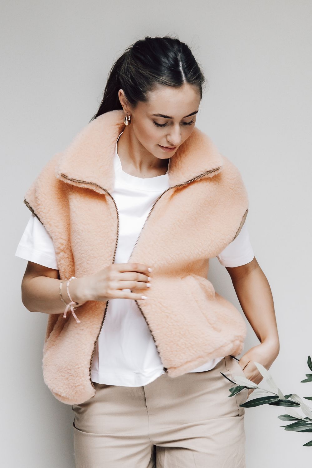 Alwero | Vest Isla ultra light | Apricot