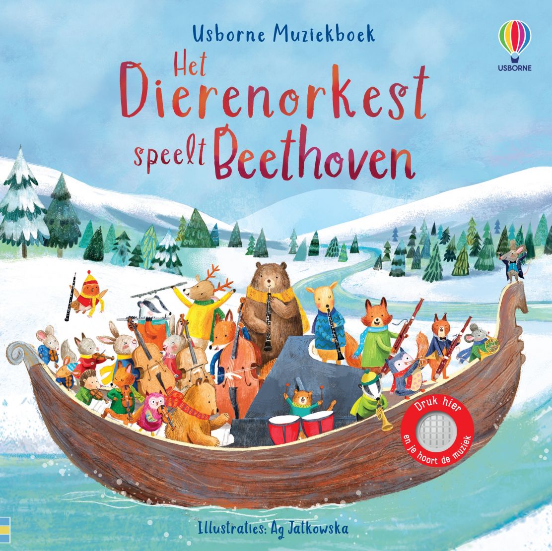 Usborne | Geluidenboek : Het dierenorkest speelt Beethoven