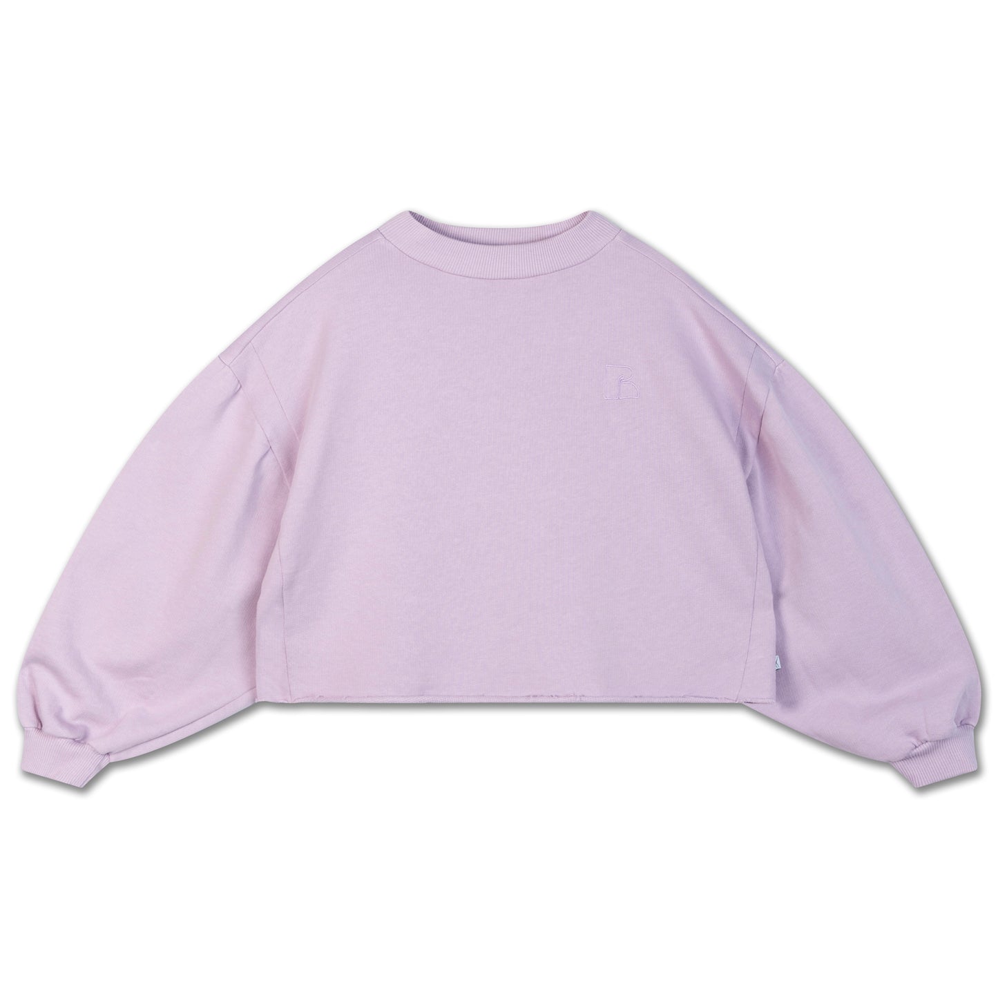 Repose | Crop heart sweater |  Lavender