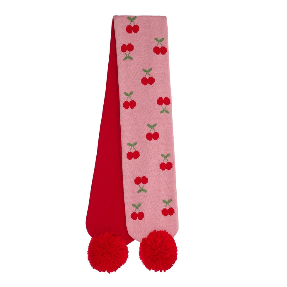 Rockahula | Cherry knitted Scarf | 3-10y