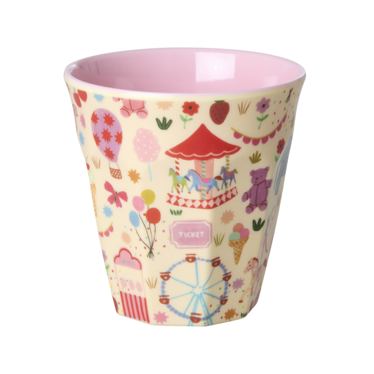Rice | Melamine cup | Fun fair roze