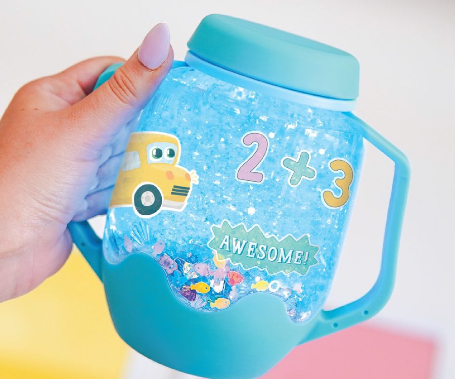 Glo pals | Sensory play jar | ABC theme