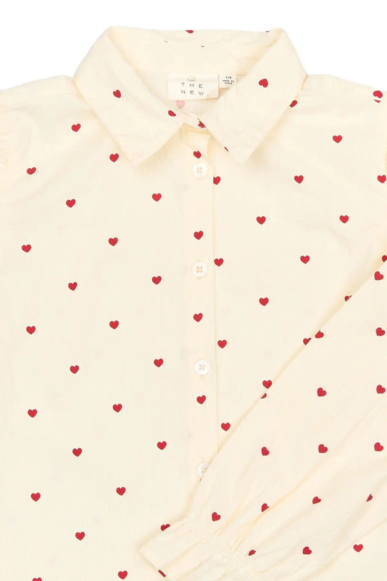 The New | Ramona Shirt Gardenia AOP