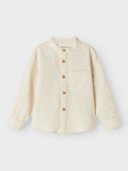 Lil'atelier | Otto LS shirt | Turtledove