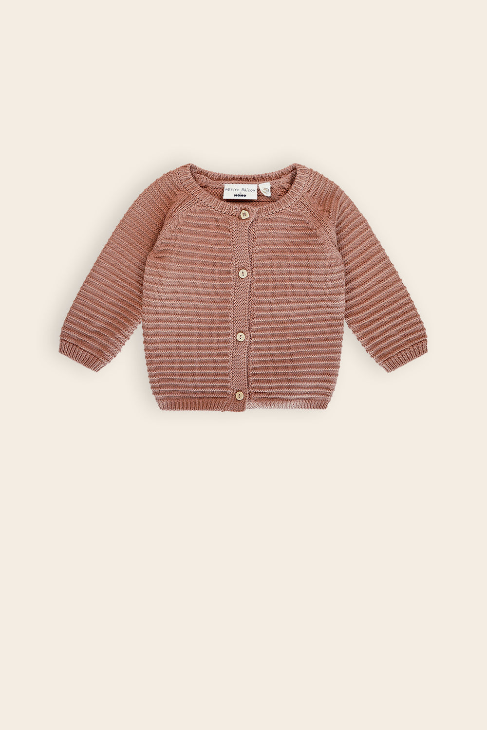 Petit maison | Kiki gebreid vest | Caramel