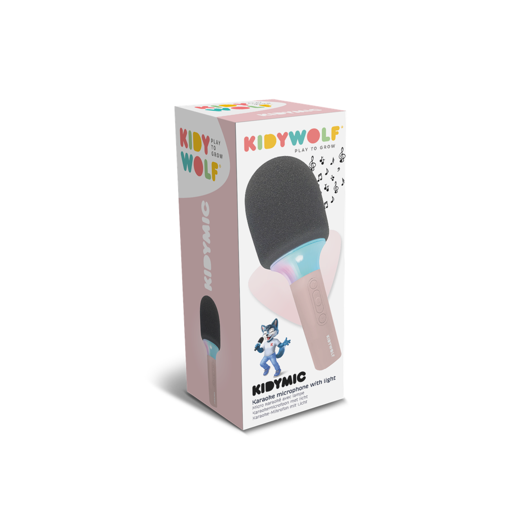 Kidywolf | Kidymic Karoake microfoon | Roze