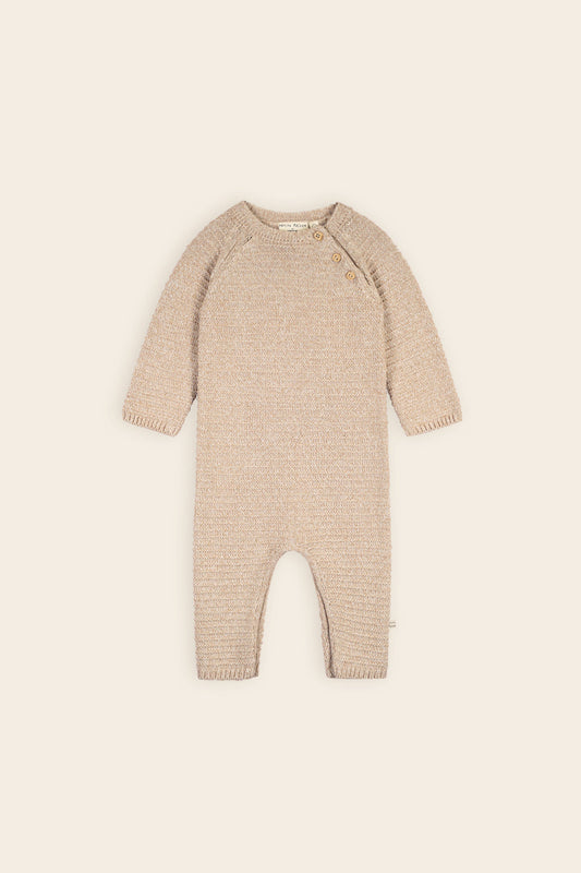 Petit maison | Senne Knitted playsuit | Oatmeal