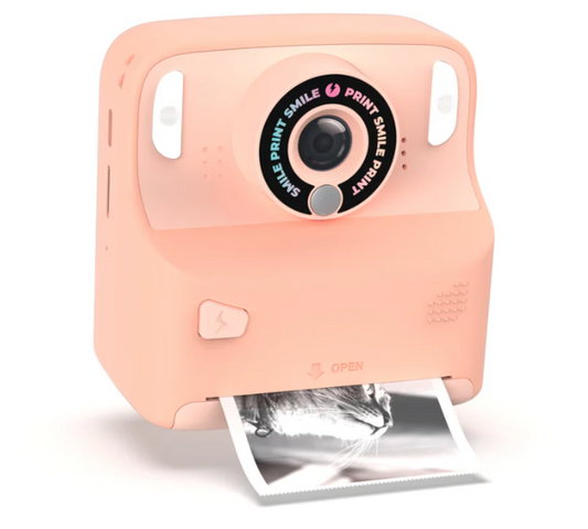 Mobility on board | Pixiprint Click & print camera | Zalm roze