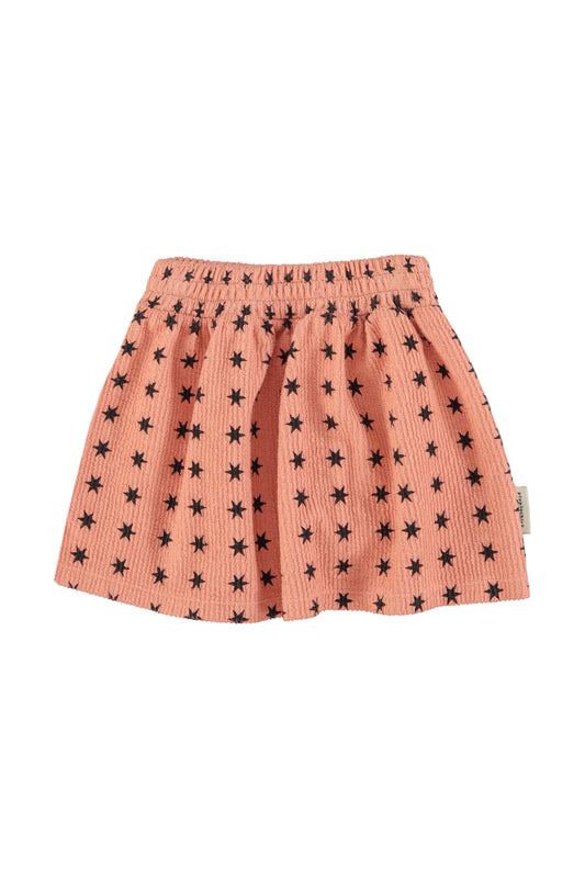 Piupiuchick | Short skirt | Pink w/ black stars
