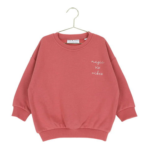 Elle and Rapha | Sweater loose fit | Sweet raspberry