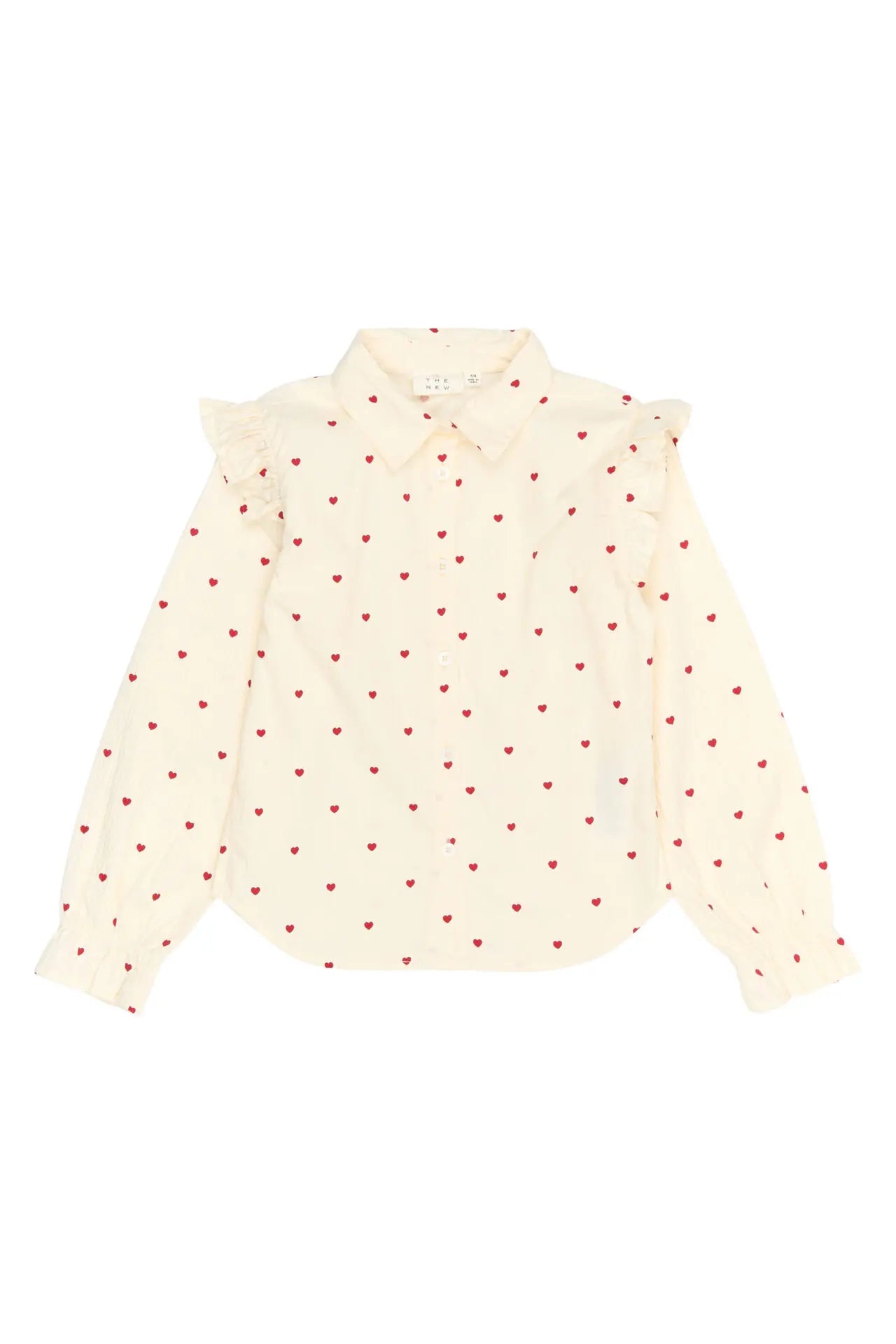 The New | Ramona Shirt Gardenia AOP