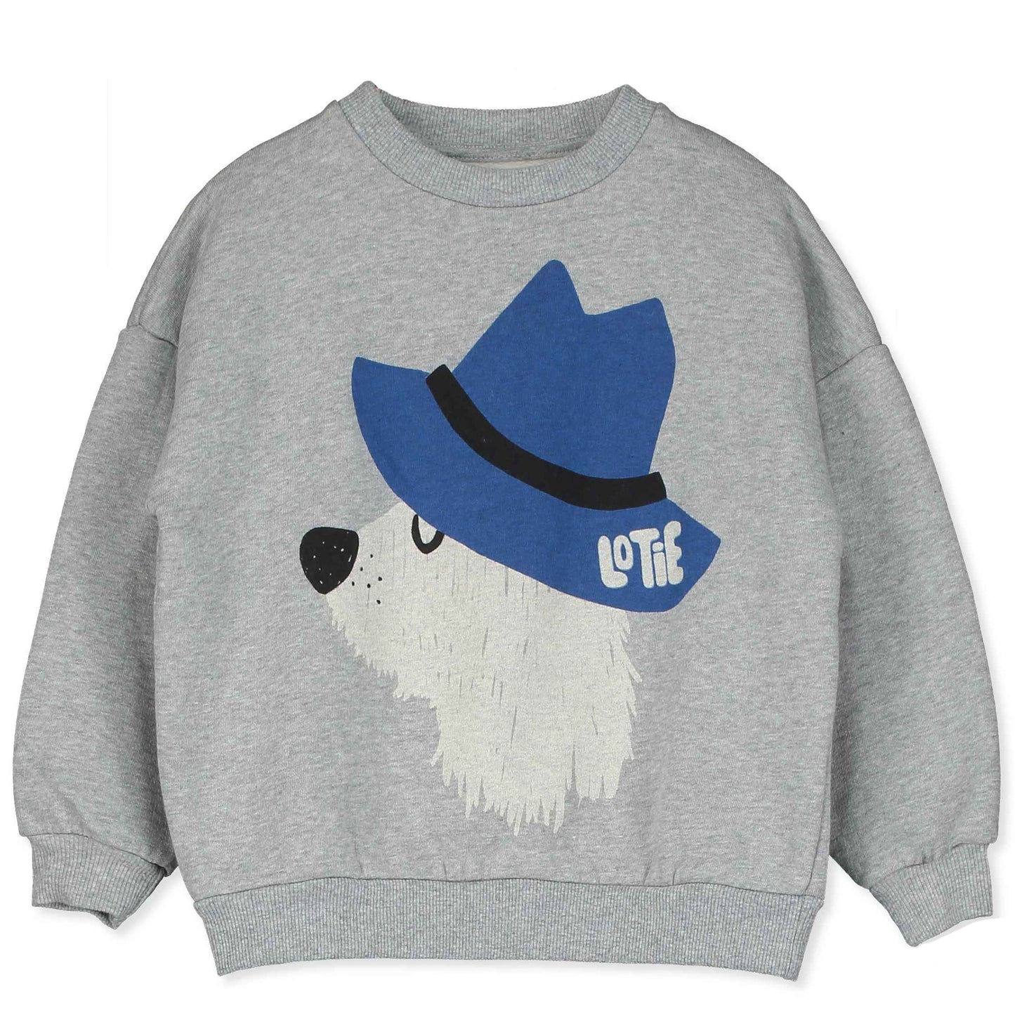 Lotiekids | Sweatshirt Chilldog | Grey melange