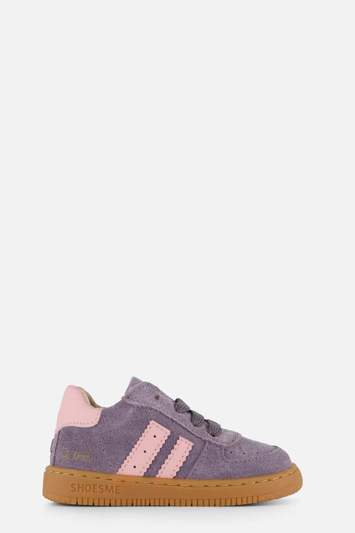 Shoesme | Suède sneaker | Purple pink