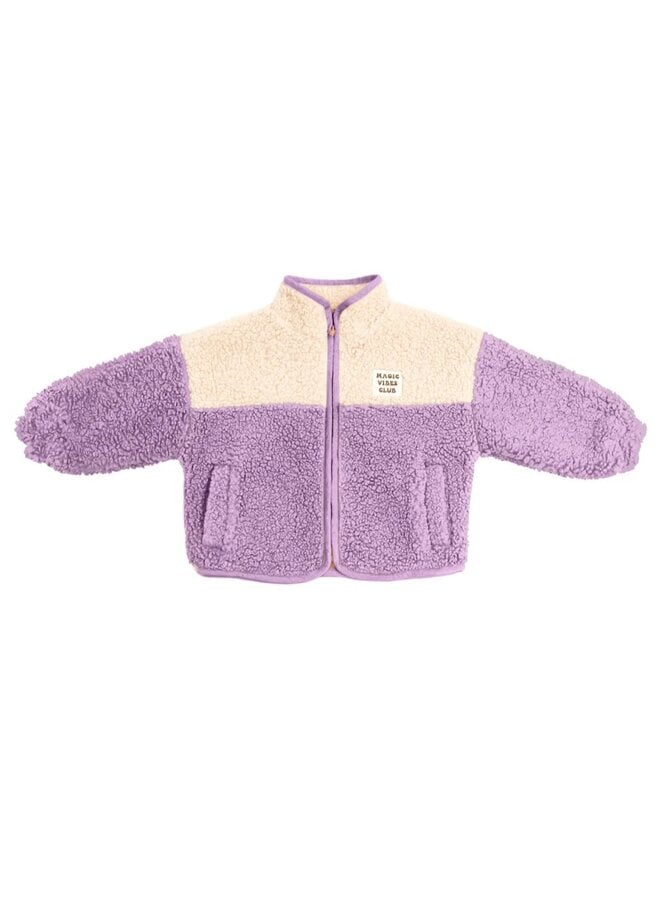 Elle and Rapha | Little teddy | Smiley Jacket lila