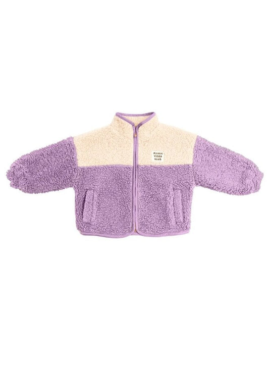 Elle and Rapha | Little teddy | Smiley Jacket lila