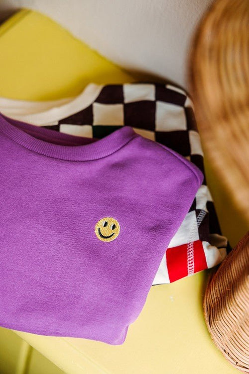 The new chapter | Billie sweater | Hyacinth violet