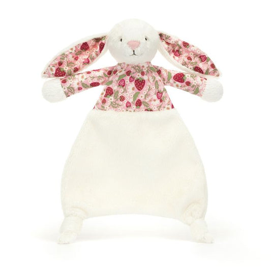 Jellycat | Blossom cream bunny comforter | Berry