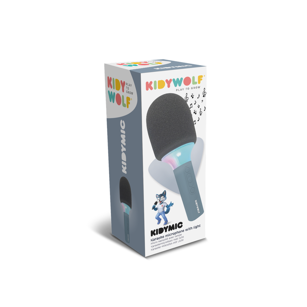 Kidywolf | Kidymic Karoake microfoon | Blauw