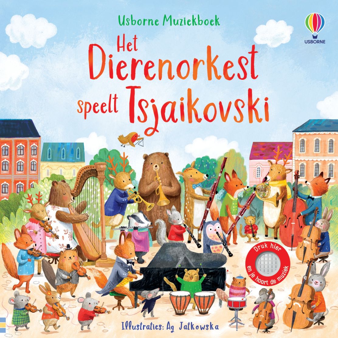 Usborne | Geluidenboek : Het dierenorkest speelt Tsjaikovski