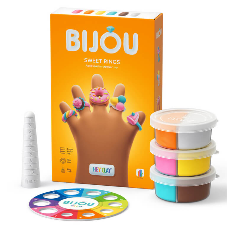 Hey Clay | Sweet rings accessories set