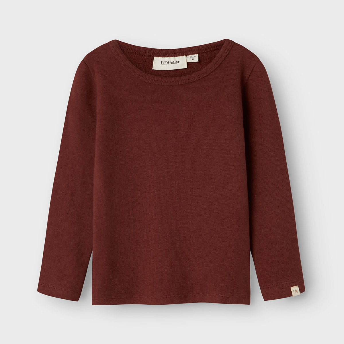 Lil'atelier | Thora slim top | Hot chocolate