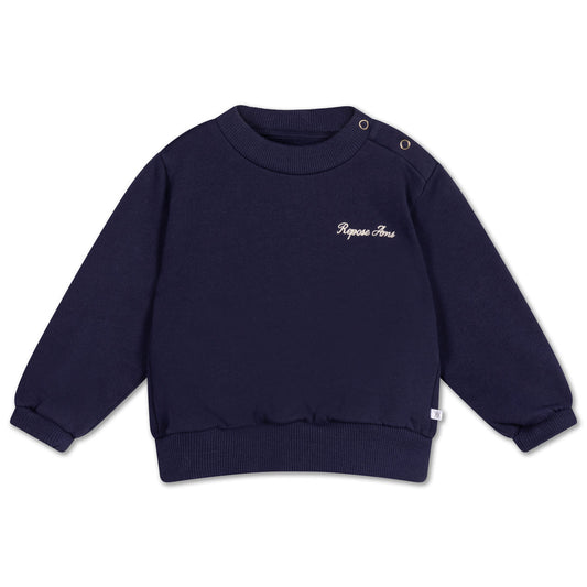 Repose | Cozy dropped shoulder sweater | cosmic navy