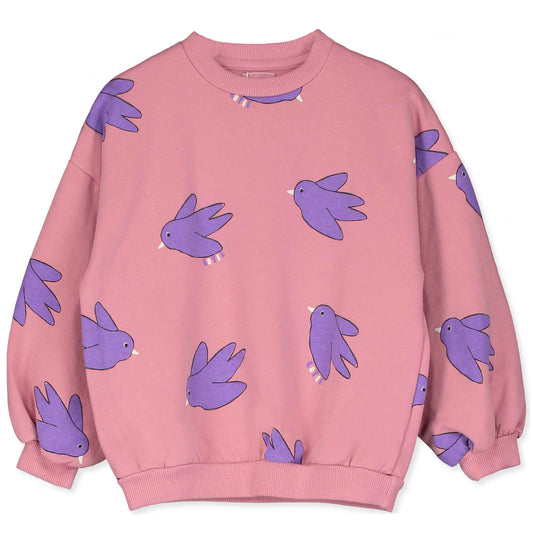 Lotiekids | Sweatshirt Flowing bird | Rose