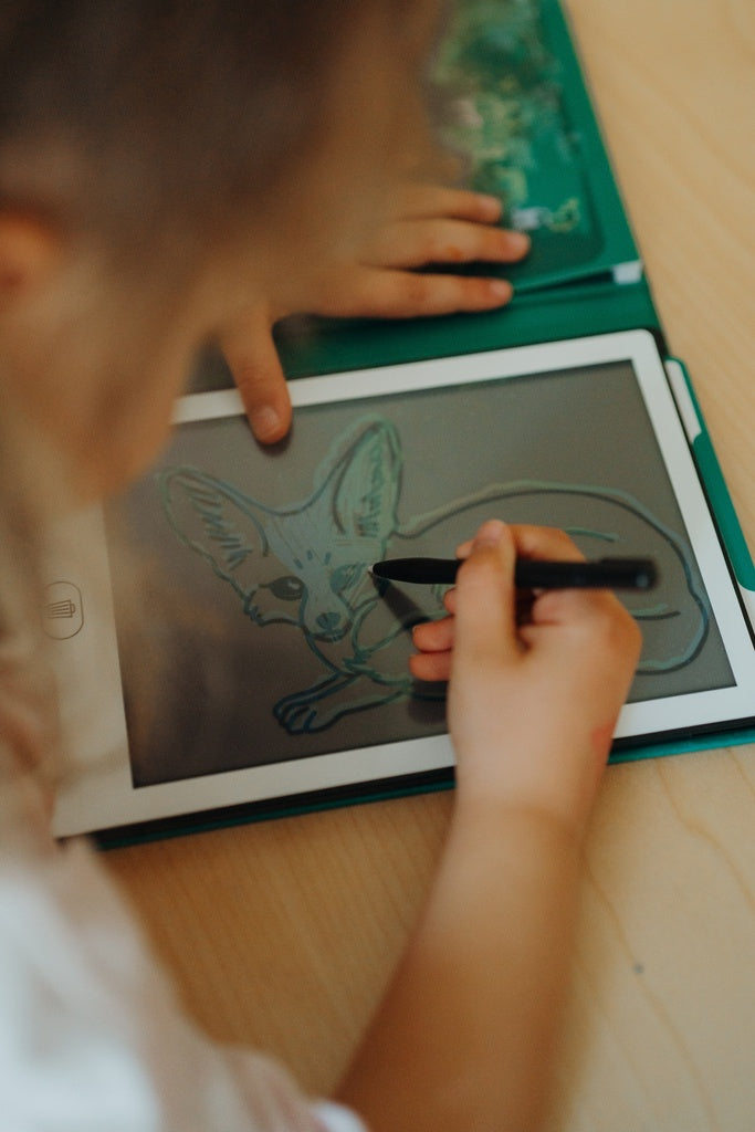 Kidywolf | Kidydraw Mini | Tekentablet Dieren over de hele wereld