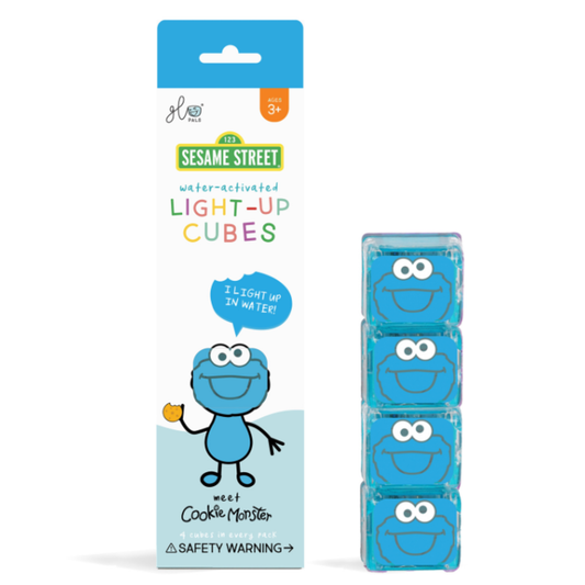 Glo pals | Light up cups| Coockie monster 4pc