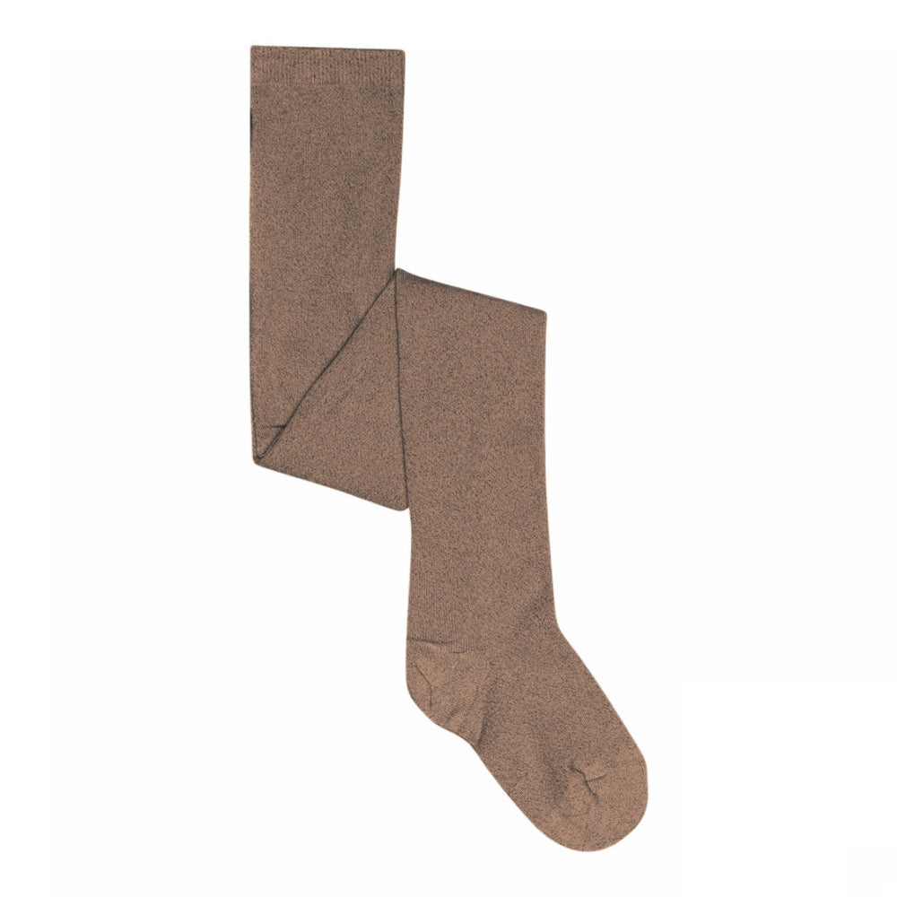 Mp Denmark | Glitter tight | Gold & brown Sienna