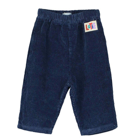 Lotiekids | Baby wide corduroy pant | Indigo